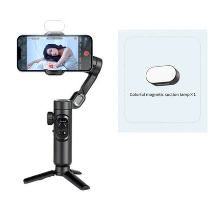 AOCHUAN 3-Axis Handheld Gimbal Stabilizer for Smartphone with Fill Light