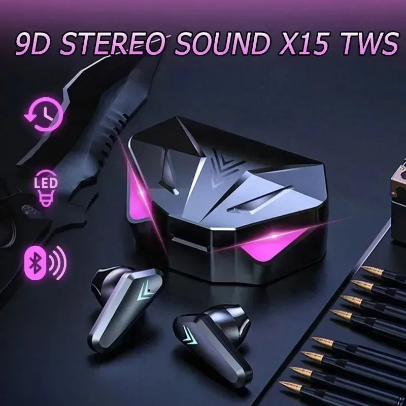 X15 TWS Gaming Wireless Earphones