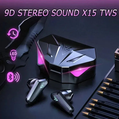 X15 TWS Gaming Wireless Earphones