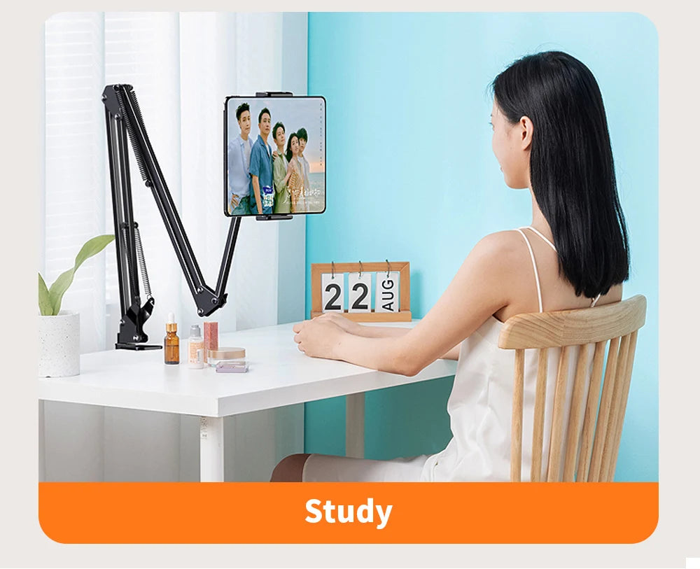 Adjustable Metal Arm Tablet Mount