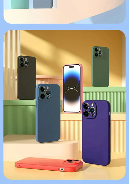 Original Wireless Charging For Magsafe Liquid Silicone Bumper Case For iPhone