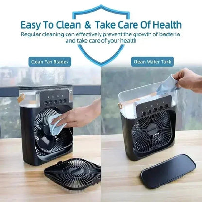 3 In 1 Portable Humidifier Fan Mini Air Conditioner
