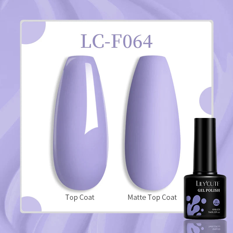 LILYCUTE 129 Colors Nail Gel Polish