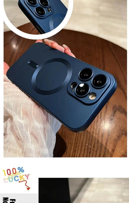 Original Matte Silicone Magnetic Case For iPhone 1