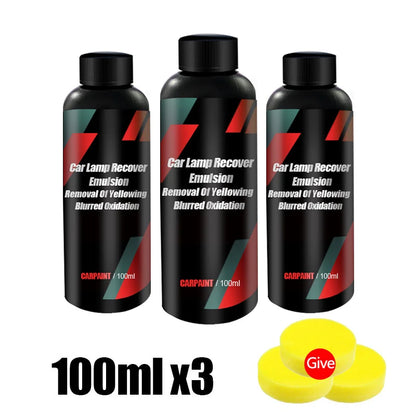 Car Headlight Restoration Polishing Kits