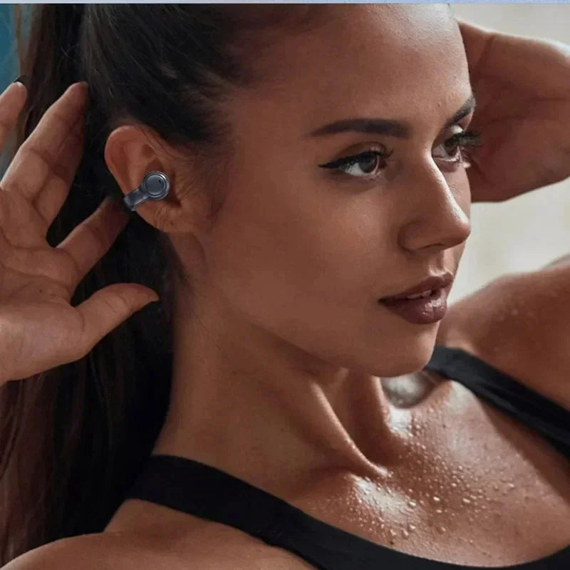 Sony Bone Conduction Wireless Earbuds - Bluetooth Headset with Noise Reduction Mic Sport Charging Earphones