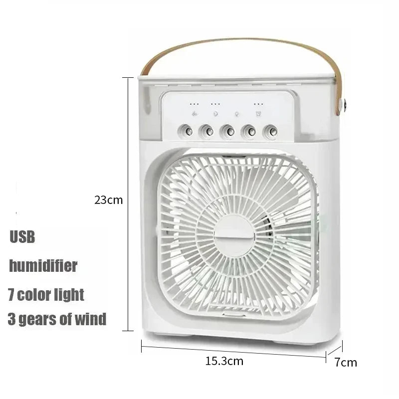 3 In 1 Portable Humidifier Fan Mini Air Conditioner