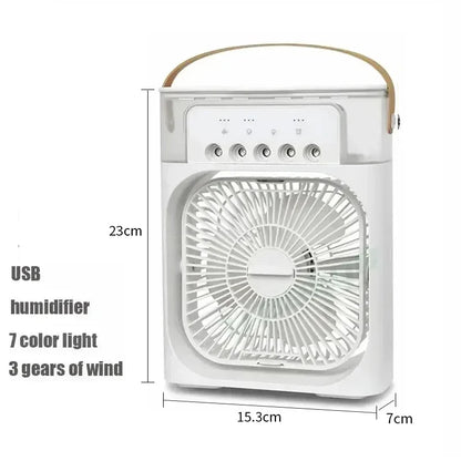 3 In 1 Portable Humidifier Fan Mini Air Conditioner