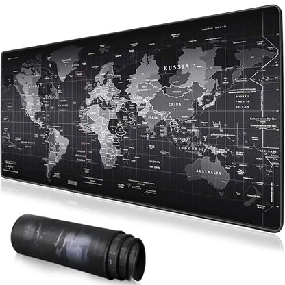 Map Mouse Pad Large Map Desk Mat Protector Gaming Mousepads Office Table Decor Keyboard Long Padding Notebook Computer Gamer Mat