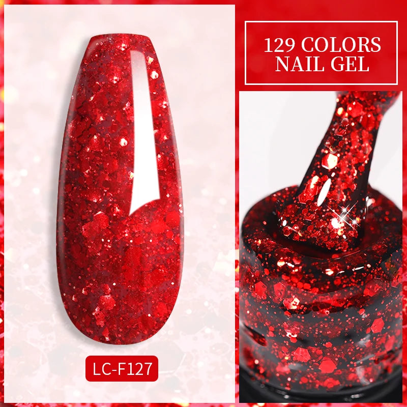 LILYCUTE 129 Colors Nail Gel Polish