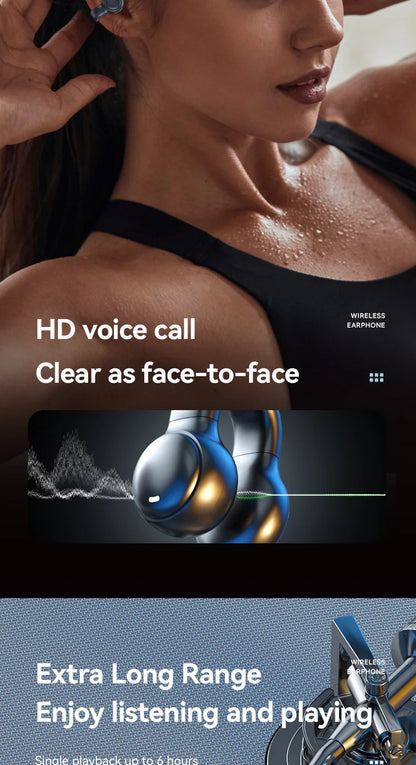 Original M47 Wireless Earbuds Bluetooth Headset Charging Earphones Bone Conduction Headphones Sport With Mic free