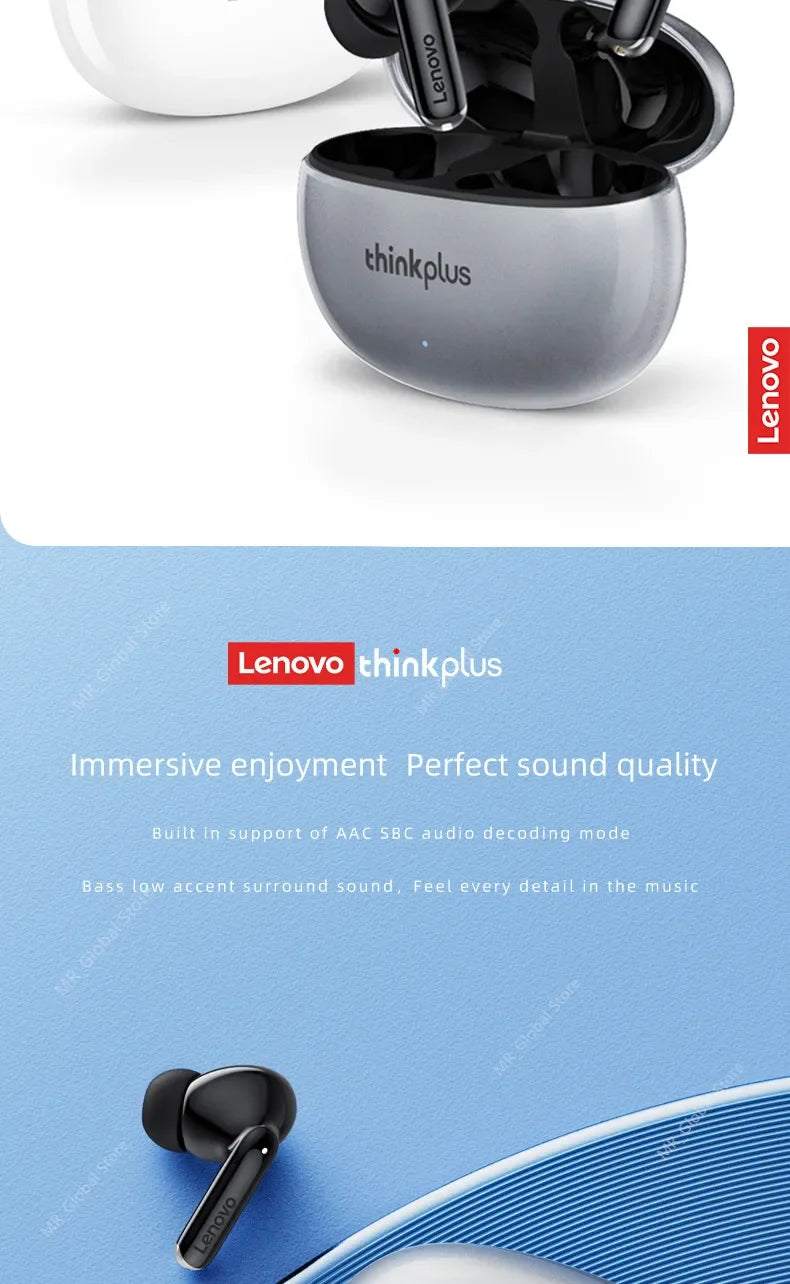 Original Lenovo XT88 Wireless Bluetooth Earbuds Hifi Music Earphone With Microphone Headphone Sport Waterproof Headset 2022 New