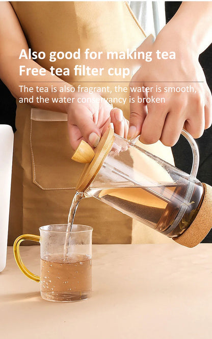 350-1000ml French Press - Stainless Steel and Glass Coffee Maker