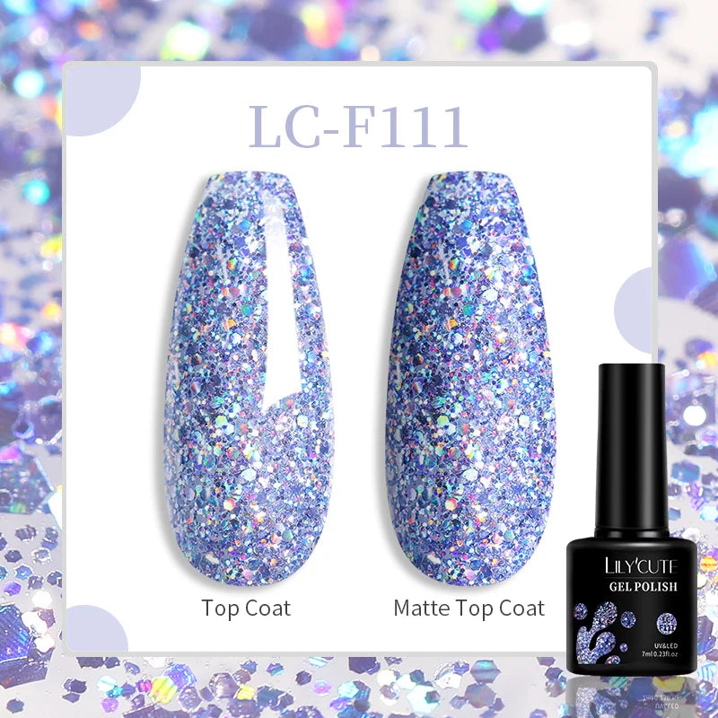 LILYCUTE 129 Colors Nail Gel Polish