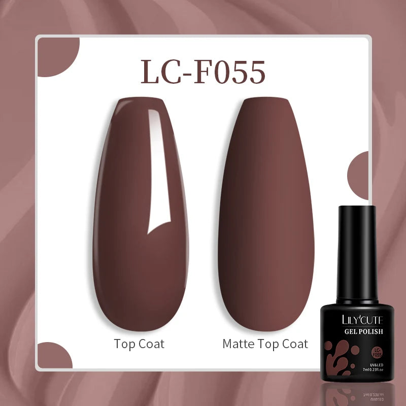 LILYCUTE 129 Colors Nail Gel Polish