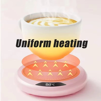 Thermostat Coaster USB Home Heating Coaster 3-speed Adjustment Heating 55 Degrees Constant Temperature