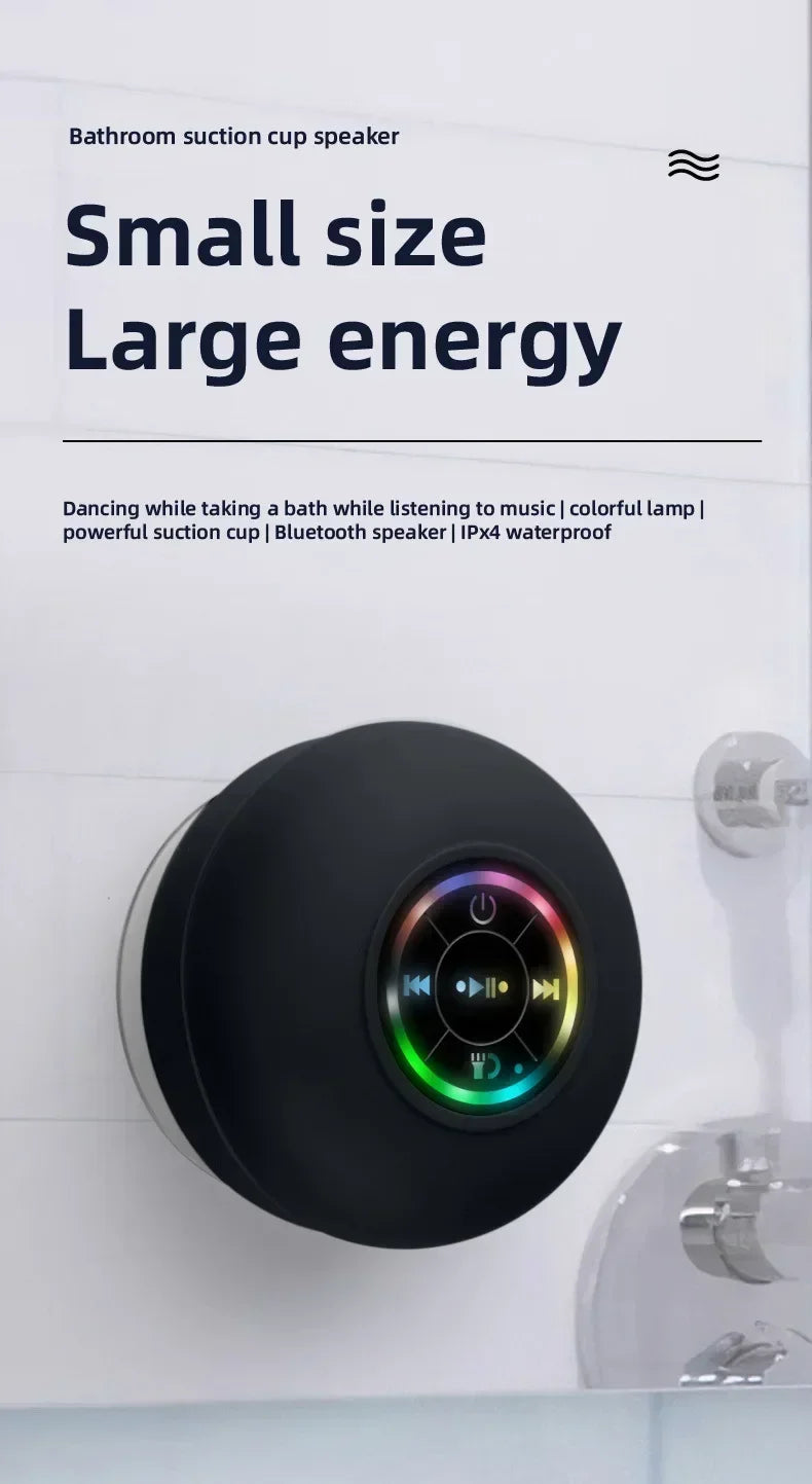Mini Portable Bluetooth Audio IPX4 Waterproof Wall Speaker