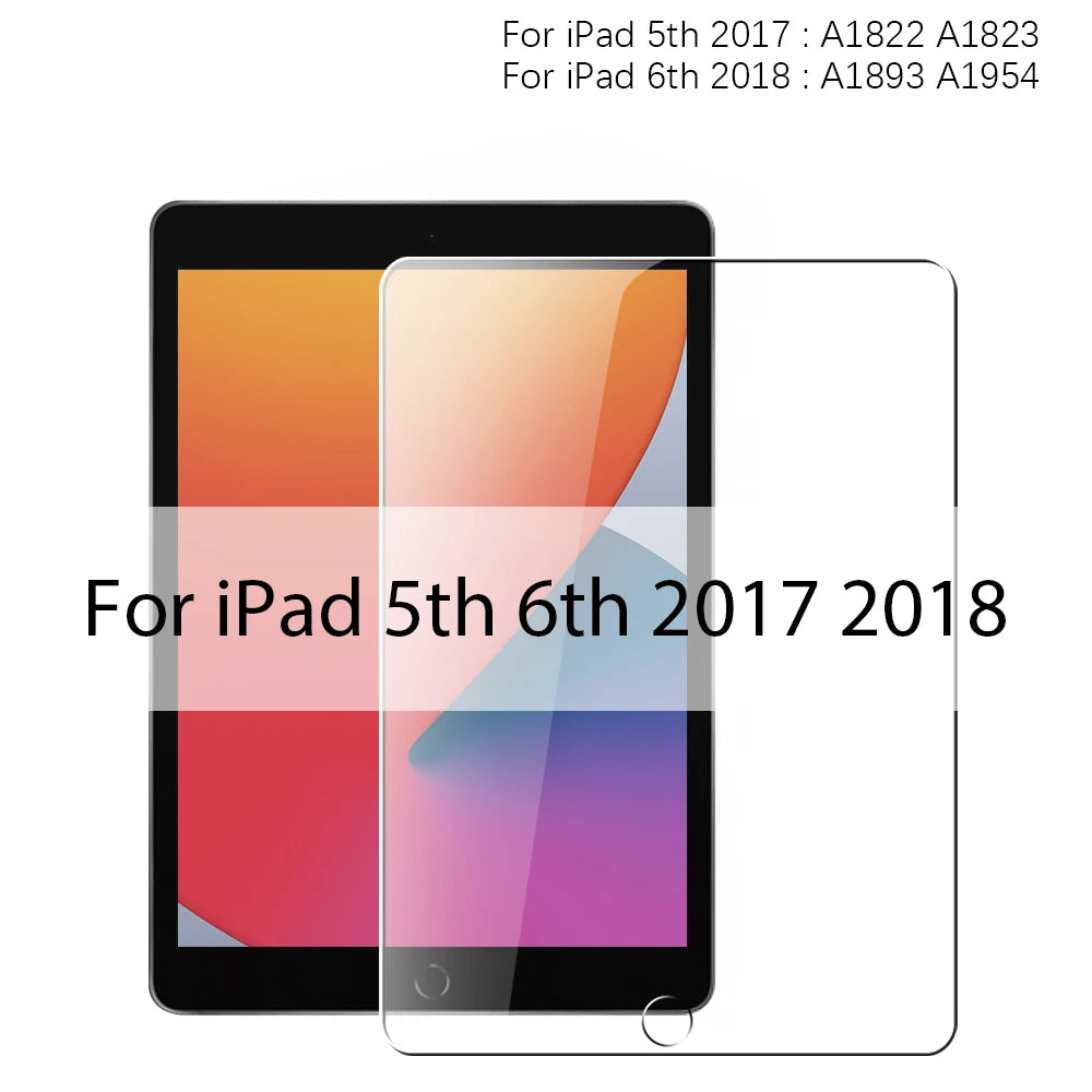 Tempered Glass Screen Protector For Ipad Pro 13 M4 2025 12.9 A16 11th Air 11 5 4 M3 M2 10 9 9th 10th 8 Generation Mini 7 6 Film