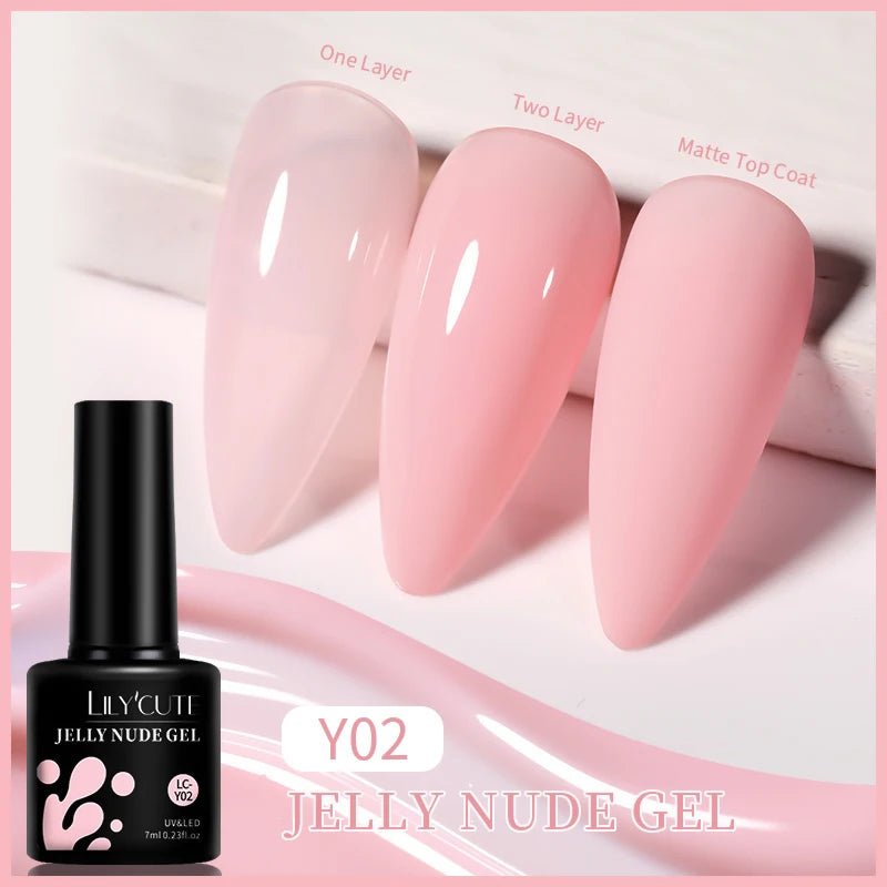 LILYCUTE 129 Colors Nail Gel Polish