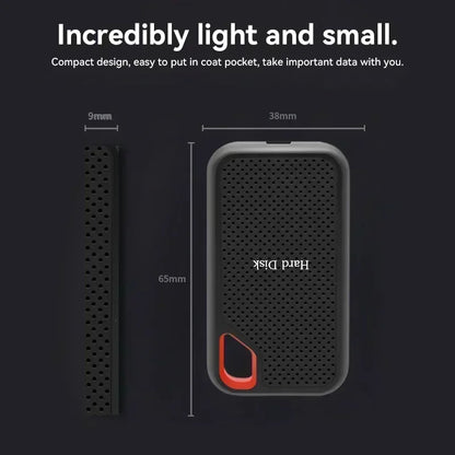 Mobile hard disk large capacity 256TB SSD solid state hard disk external hard disk HDD suitable for laptop/PC/iPadUSB3.1 origina
