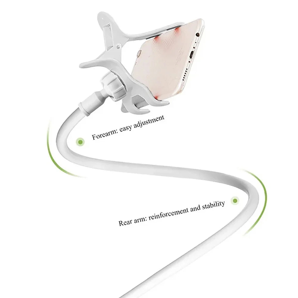 360° Adjustable Mobile Phone Holder Universal Flexible Clip Stand Smartphone Holder Lazy Holder Bed Desktop Bracket Mount Stand