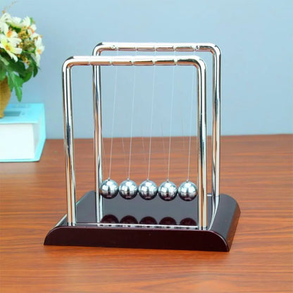 Newtons Cradle Steel Balance Ball School Teaching Supplies Physics Science Pendulum Desk Toy Kinetic Motion Toy Home Decoration