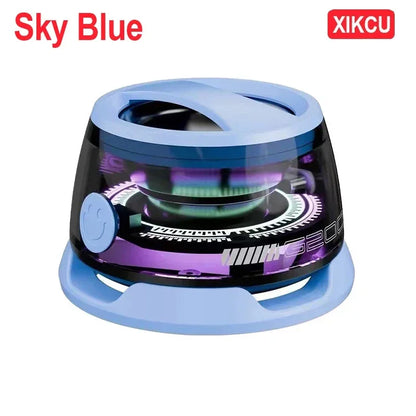 XIKCU Portable Bluetooth Speaker G200 RGB Lighting Magnetic Speaker BT5.0 Mini Sound Box 7 Hours Playback Phone Holder