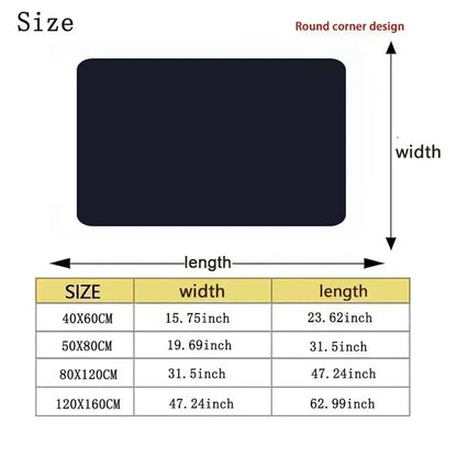 MINISO Anime Demon Slayer Peripheral Carpets Bedside Floor Mat 2D Anime Floor MATS for Student Dormitories and Bedrooms Rug