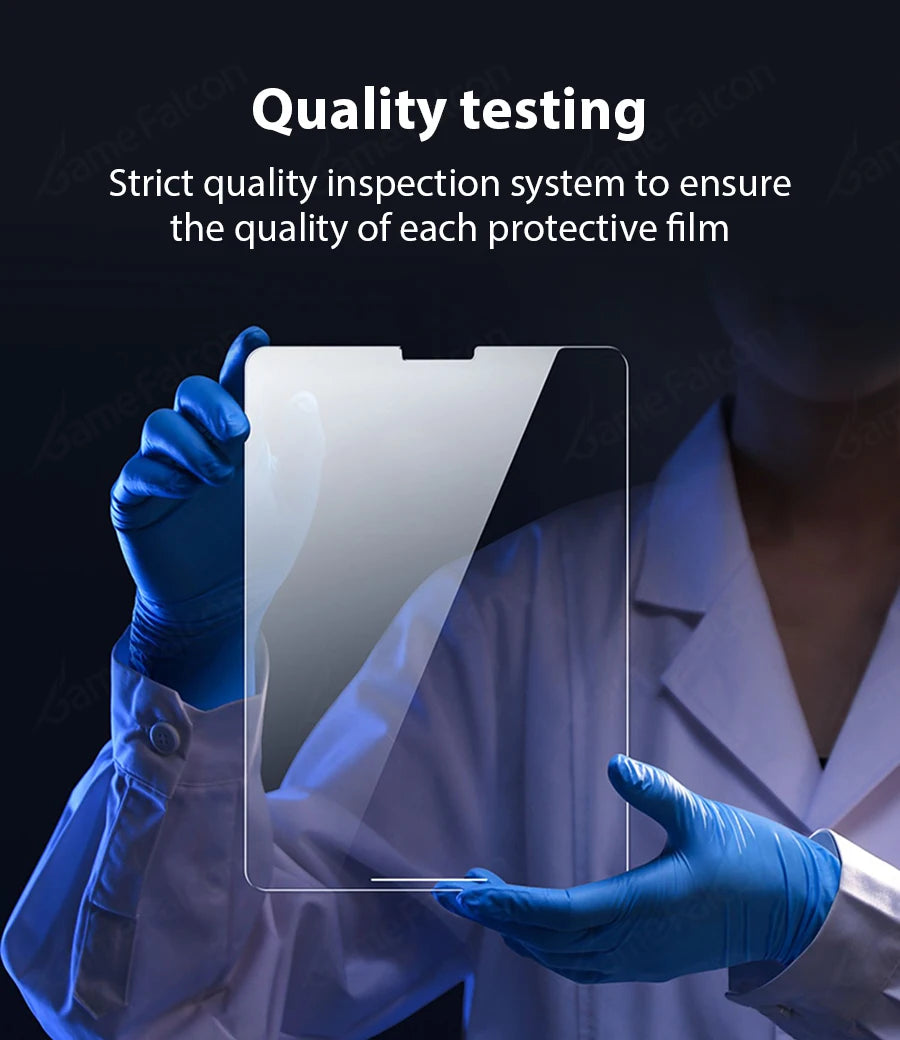 Tempered Glass Screen Protector For Ipad Pro 13 M4 2025 12.9 A16 11th Air 11 5 4 M3 M2 10 9 9th 10th 8 Generation Mini 7 6 Film