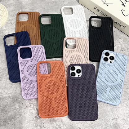 Heat Dissipation Magsafe Mesh Case For iPhone