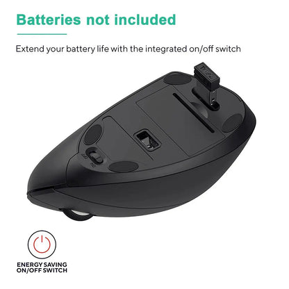 Ergonomic 2.4GHz Wireless Optical Vertical Mouse