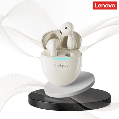 Lenovo Earphones Wireless Bluetooth Business Headset Noise Reduction Sport Earbuds Low Latency Gaming Headphones  Long Endurance