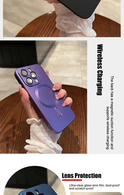 Original Matte Silicone Magnetic Case For iPhone 1