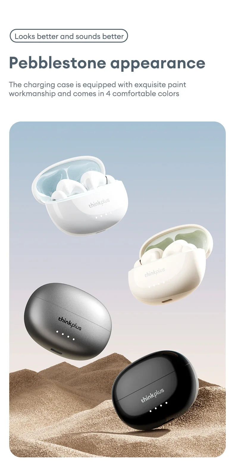 Lenovo LP5 PRO Wireless Bluetooth 5.4 Earphones TWS HiFi Sound Gaming Earbuds LP5Pro Sport headset Long Standby Touch Control