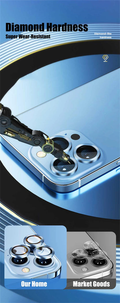 Original Titanium Color Camera Protector For iPhone