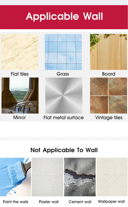 Bathroom Storage - No Drill - Wall Mount - Corner Shelf