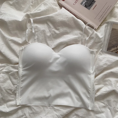 4 Colors Camisole for Women Fitness Crop Tops Summer Elegant Sexy All-match Casual Aesthetic Solid New