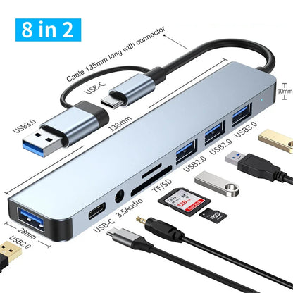 Kebidumei Multiport USB-C HUB