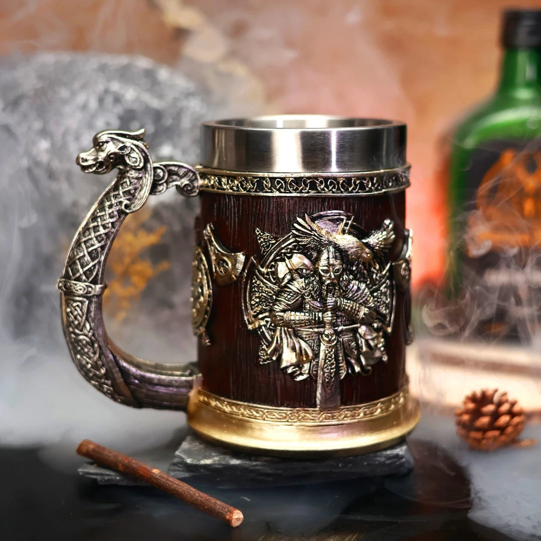 Large capacity Stainless Steel Viking Insulated Coffee/Beer mug