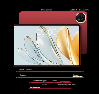 Teclast T60 AI Tablet (Allwinner A733 8-core 1.8GHz/6GB RAM/128GB ROM/1200*2000iPS TDDI/WIFI6/8000mAh/Type-C/13MP+5MP Android15)