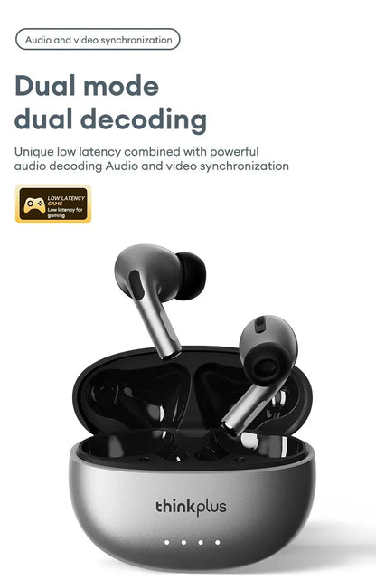 Lenovo LP5 PRO Wireless Bluetooth 5.4 Earphones TWS HiFi Sound Gaming Earbuds LP5Pro Sport headset Long Standby Touch Control