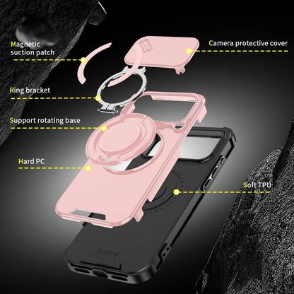 Armor Shockproof Magnetic Ring Stand Holder Phone Case For iphone 17 Pro Max Camera Protection Cover For iphone17 Air Case