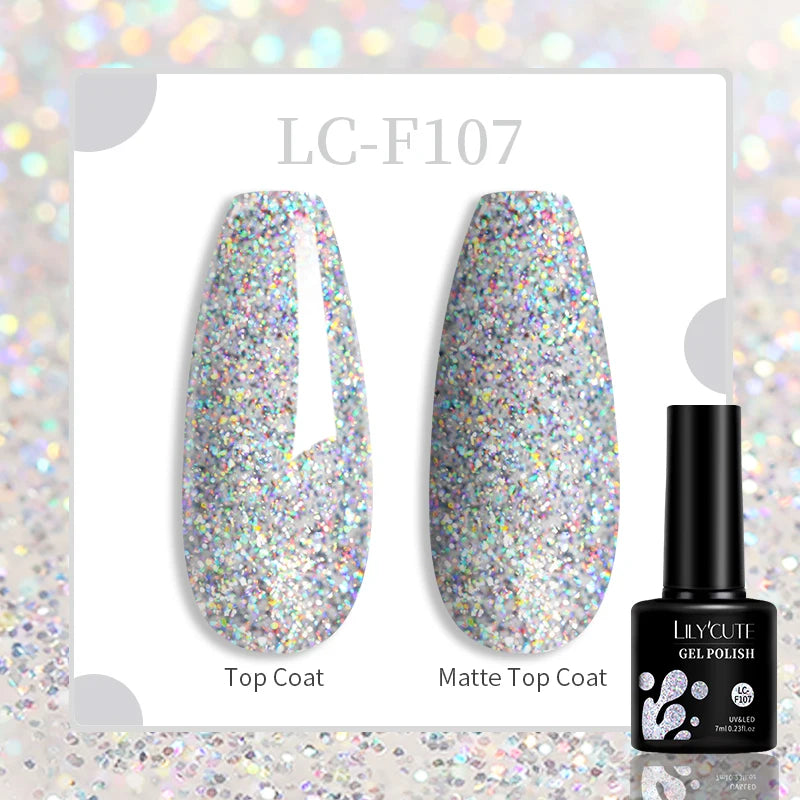 LILYCUTE 129 Colors Nail Gel Polish