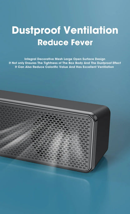 Home theater, Bluetooth speakers, USB powered wired and wireless audio panels, TV, PC, laptop, 3D audio gaming system