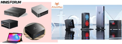 New AtomMan Gaming Mini PC G7 Ti Intel Core i9-14900HX +RTX 4070 DDR5 Minisforum AI Graphics Gaming Mini PC