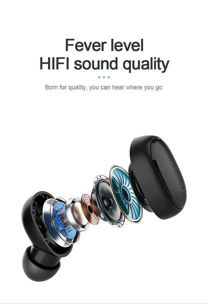 Original A6S TWS Headset Wireless Earphones Bluetooth