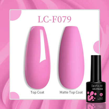 LILYCUTE 129 Colors Nail Gel Polish
