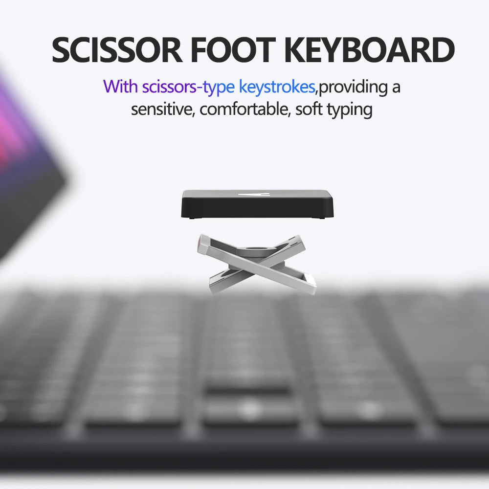 GOOJODOQ Magic Keyboard Case for iPad Mini 7 A17 Pro Mini 6 6th/7th Gen 8.3 inch Floating Cantilever Stand Multi-Touch Trackpad