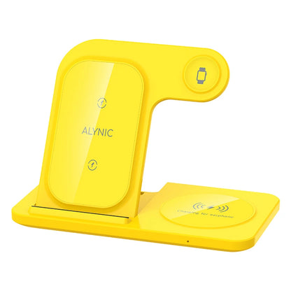 3 in 1 Wireless Charger Stand Pad For iPhone 15 14 13 12 X Max Foldable Fast Charging Station Dock For IWatch 8 7 SE AirPods Pro