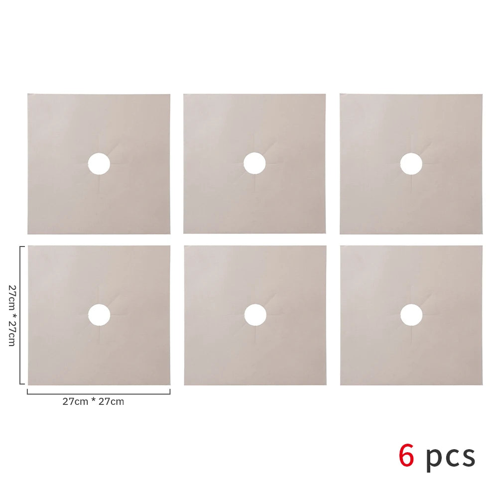 Teflon-Coated Gas Stove Protectors